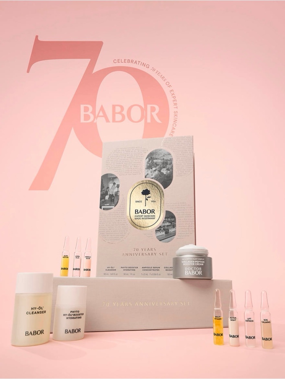 NWT Babor 70 year limited edition set
